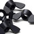 20x Black Nylon Plastic Butterfly Wing Nuts M6, Thumb Nuts