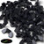 20x Black Nylon Plastic Butterfly Wing Nuts M6, Thumb Nuts