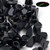 20x Black, Nylon Plastic, M6 Butterfly, Wing Nuts