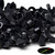 20x Black, Nylon Plastic, M6 Butterfly, Wing Nuts