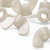 20x Nylon Plastic, Natural, M4 Butterfly, Wing Nuts