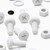 20x White PP Pan Head Plastic Screws & Bolts M8 x 20mm, Nuts & Washers