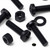 20x Black Pan Head, (PP), M5 x 20mm, Plastic Bolts, Nuts & Washers - Screws