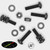 20x Black Pan Head, (PP), M5 x 20mm, Plastic Bolts, Nuts & Washers - Screws 20x Black Pan Head, (PP), M5 x 20mm, Plastic Bolts, Nuts & Washers - Screws