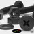 20x Black Pan Head, (PP), M5 x 20mm, Plastic Bolts, Nuts & Washers - Screws 20x Black Pan Head, (PP), M5 x 20mm, Plastic Bolts, Nuts & Washers - Screws