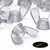 20x Clear Acrylic Plastic Butterfly Wing Nuts M4, Thumb Nuts