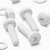 20x White PP Pan Head Plastic Screws & Bolts M5 x 20mm, Nuts & Washers