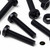 20x Black Pan Head, (PP), M4 x 20 mm, Plastic Bolts, Nuts & Washers - Screws