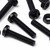 20x Black PP Pan Head Plastic Screws & Bolts M4 x 20mm, Nuts & Washers