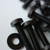 20x Black Pan Head, (PP), M4 x 20mm, Plastic Bolts, Nuts & Washers - Screws