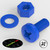 20x Blue PP Pan Head Cross Plastic Screws & Bolts M8 x 20mm, Nuts & Washers