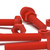 20x Red Pan Head, (PP) M3 x 20 mm, Plastic Bolts, Nuts & Washers - Screws