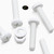 20x White Pan Head, (PP), M4 x 20 mm, Plastic Bolts, Nuts & Washers - Screws