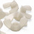 20x Nylon Plastic, Natural, M6 Butterfly, Wing Nuts