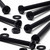 20x Black Pan Head, (PP), M6 x 60mm, Plastic Bolts, Nuts & Washers - Screws