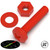 20x Red Pan Head, (PP), M4 x 20 mm, Plastic Bolts, Nuts & Washers - Screws