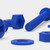 20x Blue Pan Head, (PP), M4 x 40mm, Plastic Bolts, Nuts & Washers - Screws