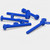 20x Blue Pan Head, (PP), M4 x 40 mm, Plastic Bolts, Nuts & Washers - Screws