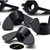 20x Black Nylon Plastic Butterfly Wing Nuts M4, Thumb Nuts