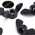 20x Black Nylon Plastic Butterfly Wing Nuts M4, Thumb Nuts