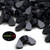 20x  Black, Nylon Plastic, M4 Butterfly, Wing Nuts
