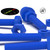 20x Blue PP Pan Head Cross Plastic Screws & Bolts M3 x 20mm, Nuts & Washers