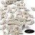 20x Nylon Plastic, Natural, M8 Butterfly, Wing Nuts