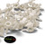 20x Natural Nylon Plastic Butterfly Wing Nuts M8, Thumb Nuts