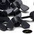 20x Black Nylon Plastic Butterfly Wing Nuts M5, Thumb Nuts