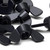 20x  Black, Nylon Plastic, M5 Butterfly, Wing Nuts