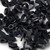 20x Black Nylon Plastic Butterfly Wing Nuts M5, Thumb Nuts