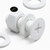 20x White PP Countersunk Plastic Screws & Bolts M8 x 20mm, Nuts & Washers