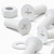 20x White, Countersunk Cross Head, (PP), M8 x 20mm, Plastic Bolts, Nuts & Washers - Screws