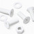 20x White, Countersunk Cross Head, (PP), M8 x 20 mm, Plastic Bolts, Nuts & Washers - Screws