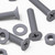 20x Grey PP Countersunk Plastic Screws & Bolts M4 x 20mm, Nuts & Washers