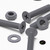 20x Grey PP Countersunk Plastic Screws & Bolts M4 x 20mm, Nuts & Washers