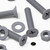 20x Grey PP Countersunk Plastic Screws & Bolts M4 x 20mm, Nuts & Washers