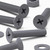 20x Grey, Countersunk Cross Head, (PP), M4 x 20 mm, Plastic Bolts, Nuts & Washers - Screws
