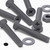20x Grey PP Countersunk Plastic Screws & Bolts M3 x 20mm, Nuts & Washers