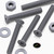 20x Grey, Countersunk Cross Head, (PP), M3 x 20 mm, Plastic Bolts, Nuts & Washers - Screws