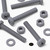 20x Grey PP Pan Head Cross Plastic Screws & Bolts M6 x 40mm, Nuts & Washers