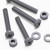 20x Grey, Pan Cross Head, (PP), M6 x 40mm, Plastic Bolts, Nuts & Washers -Screws