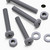 20x Grey, Pan Cross Head, (PP), M6 x 40mm, Plastic Bolts, Nuts & Washers -Screws