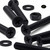 20x Black PP Countersunk Plastic Screws & Bolts M6 x 40mm, Nuts & Washers