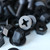20x Black, Countersunk Cross Head, (PP), M6 x 20mm, Plastic Bolts, Nuts & Washers - Screws