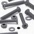 20x Grey PP Countersunk Plastic Screws & Bolts M6 x 40mm, Nuts & Washers