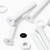20x White PP Countersunk Plastic Screws & Bolts M6 x 40 mm, Nuts & Washers