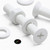 20x White PP Countersunk Plastic Screws & Bolts M6 x 40mm, Nuts & Washers