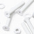 20x White, Countersunk Cross Head, (PP), M6 x 40mm, Plastic Bolts, Nuts & Washers - Screws