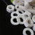 20x White, Countersunk Cross Head, (PP), M6 x 40mm, Plastic Bolts, Nuts & Washers - Screws